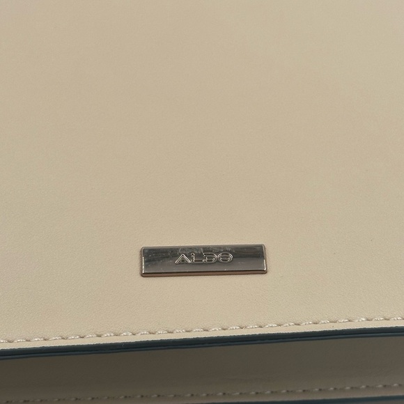 Aldo Greenwich Handbag pink quilted chevron pattern with rose gold chain NWT - Picture 9 of 12